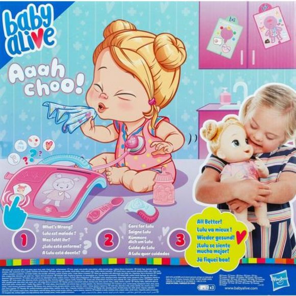 Baby alive lulu achoo dolls by Hasbro BRAND🆕SHIPS FAST🏃‍ 6 DAYS WEEK!😮‍💨⚡🚚 - Picture 10 of 15